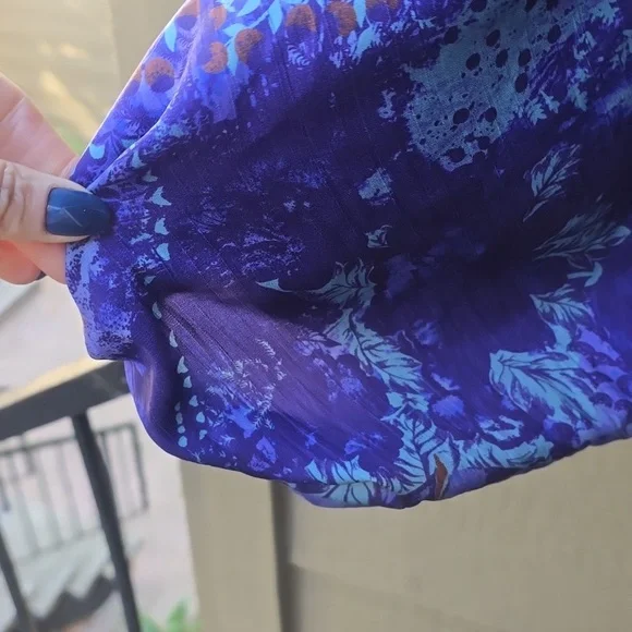 By Anthropologie Long-Sleeve Shine Cropped Blouse XL - Picture 5 of 8